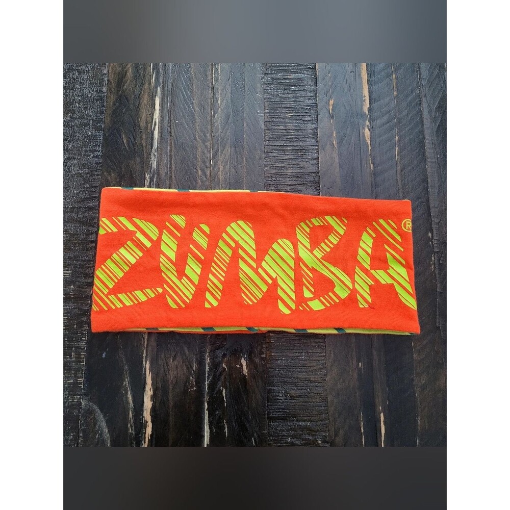 Zumba Reversible Headband Athletic Workout Hair Band Fitness Accessory
